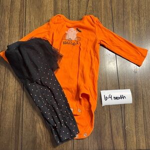 Carters - Bootiful (Halloween) 2 piece outfit - 6-9 month - gently used